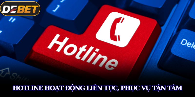 Hotline hoạt động liên tục, phục vụ tận tâm