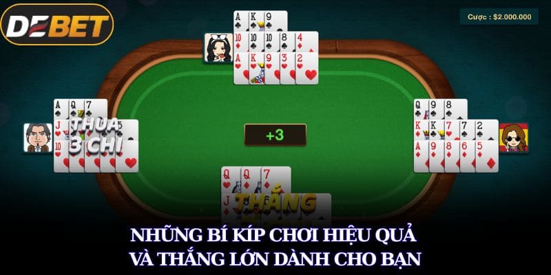 Game Bài DEBET – Trải Nghiệm Đỉnh Cao Với Kết Quả Minh Bạch 3 Những bí kíp chơi hiệu quả và thắng lớn dành cho bạn