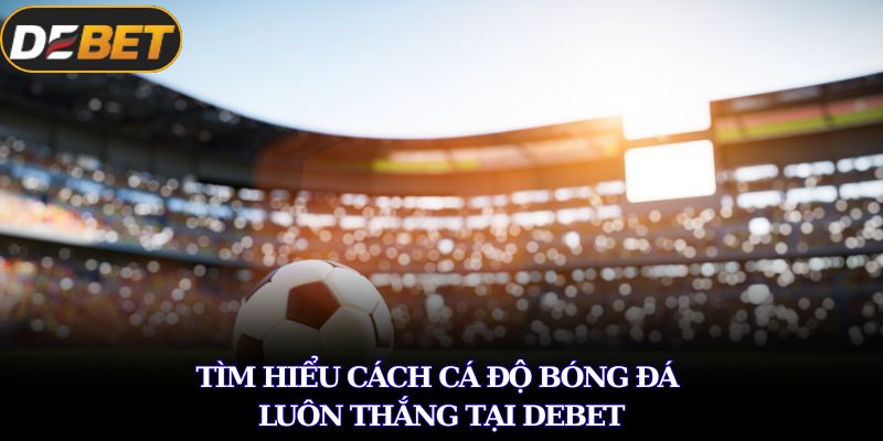 Cách Cá Độ Bóng Đá Luôn Thắng Dành Cho Tân Thủ Tại DEBET 2 Tìm hiểu cách cá độ bóng đá luôn thắng tại DEBET